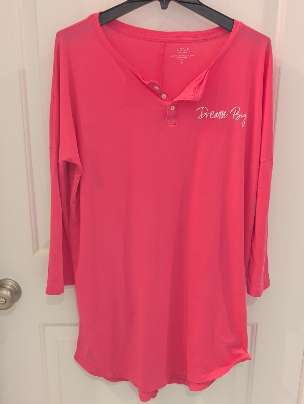Love By Gap Forever Favorite Sleep Shirt Loungewear, Sleepwear, Oversized Cotton